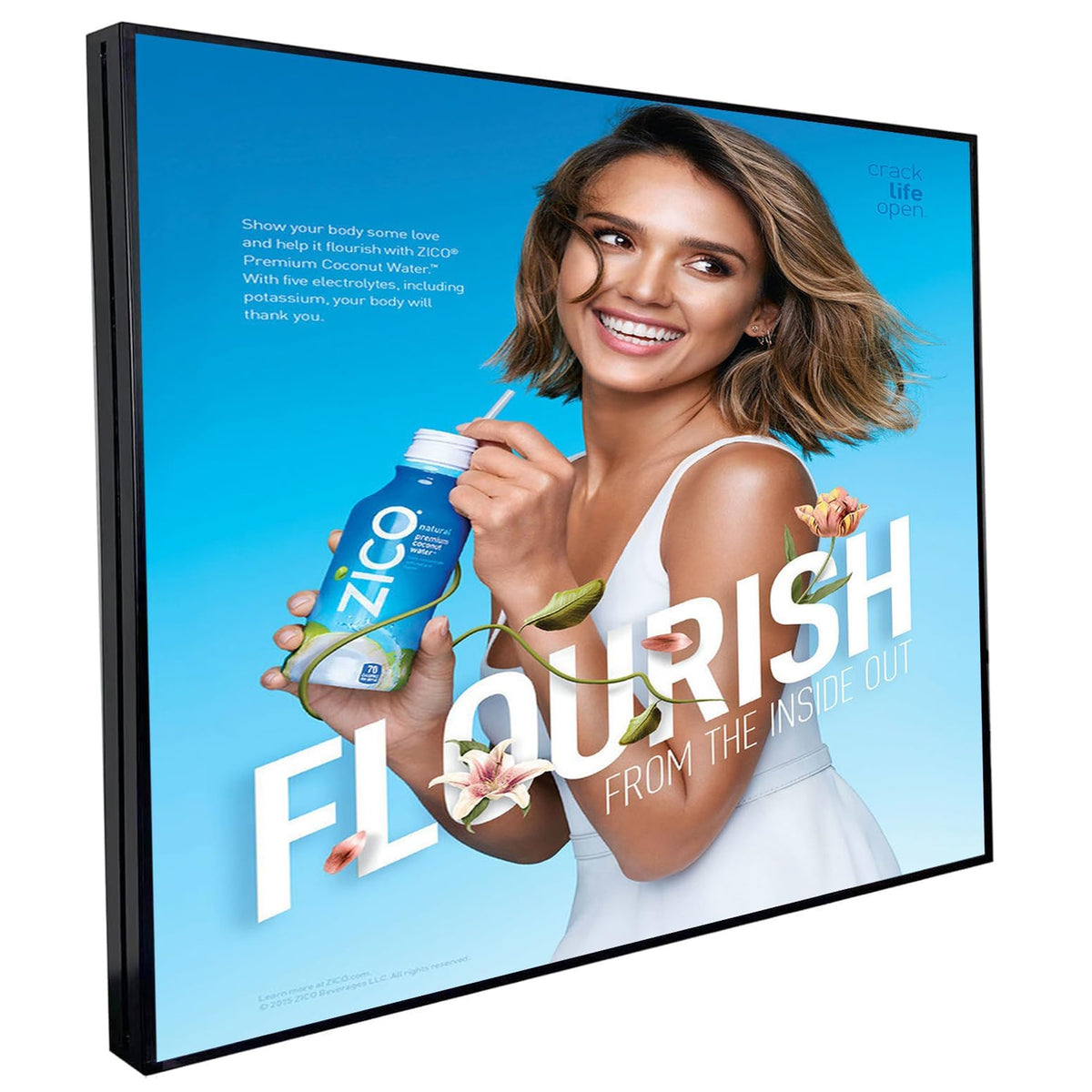 CX P4 Square Outdoor LED Sign 40"×40" – Full-Color Video Display for Business Advertising