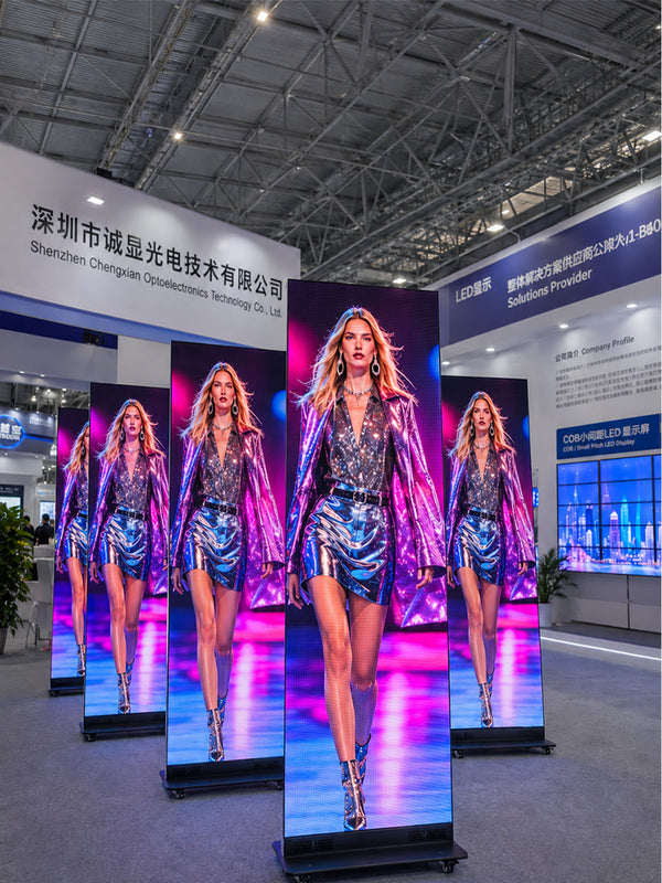 CX P3 Foldable Outdoor LED Poster 640×1920mm Waterproof Vertical Display