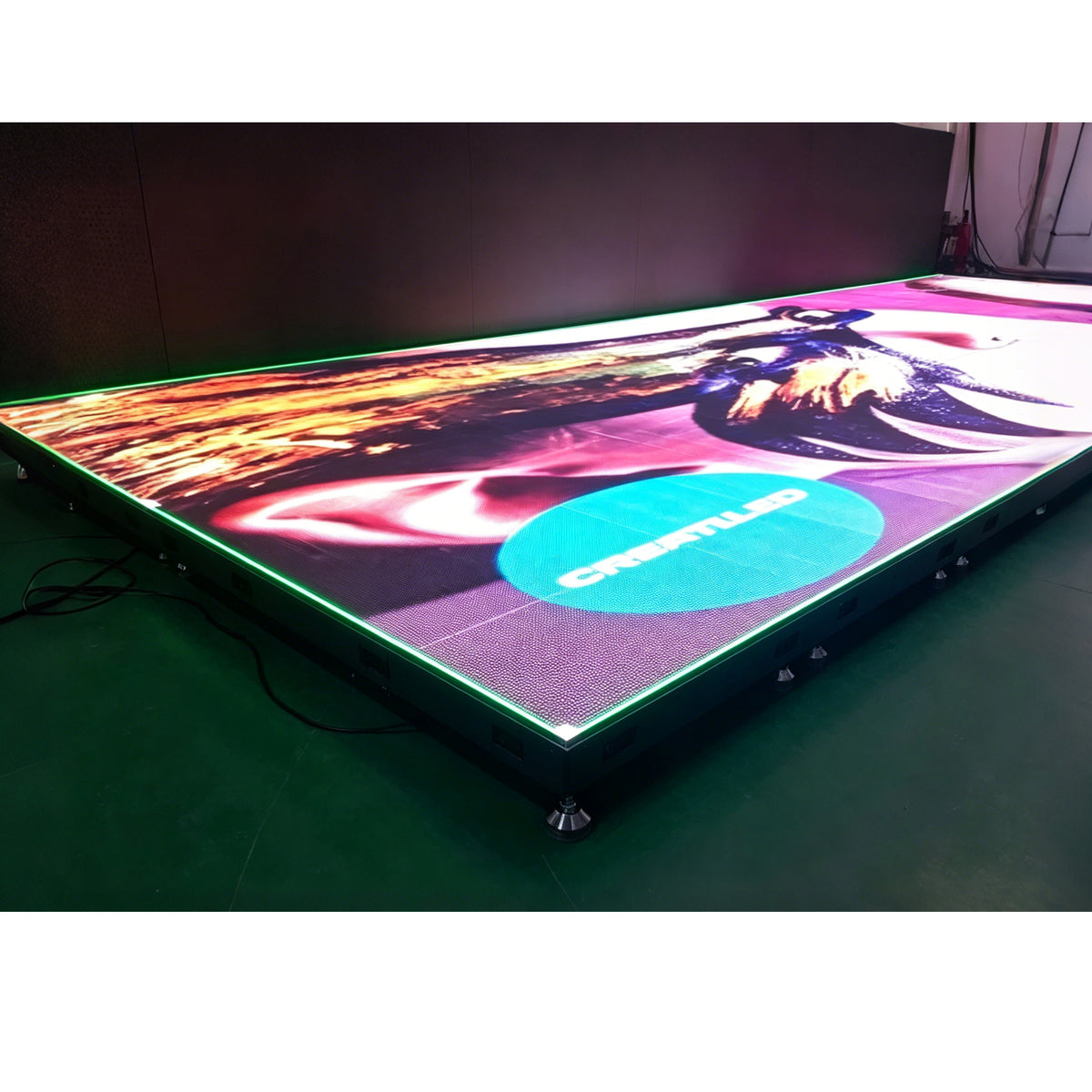 Floor tile screen P4.81 500*500mm rental led display Special stage LED screen Aboveground LED display