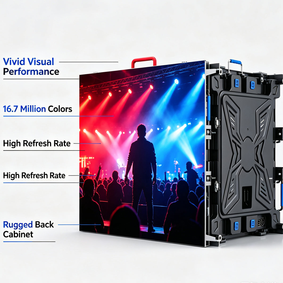 CX P2.5 Outdoor LED Video Display – IP65 Waterproof Advertising Screen for Storefront & Billboard