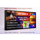 CX P5 Outdoor LED Advertising Board 65"×34" – Waterproof Digital Sign for Business Storefront