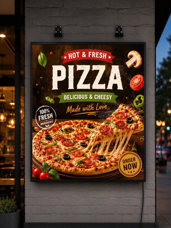 CX P4 Square Outdoor LED Sign 40×40" Full-Color Display
