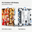 CX P2.5 Outdoor LED Video Display – IP65 Waterproof Advertising Screen for Storefront & Billboard