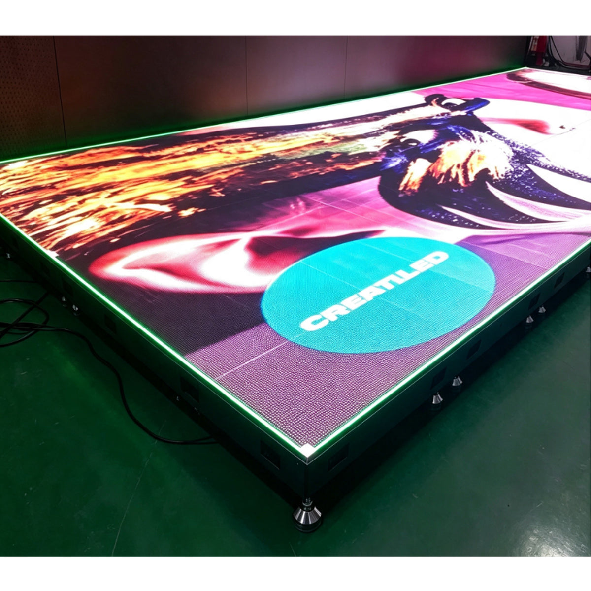 Floor tile screen P4.81 500*500mm rental led display Special stage LED screen Aboveground LED display