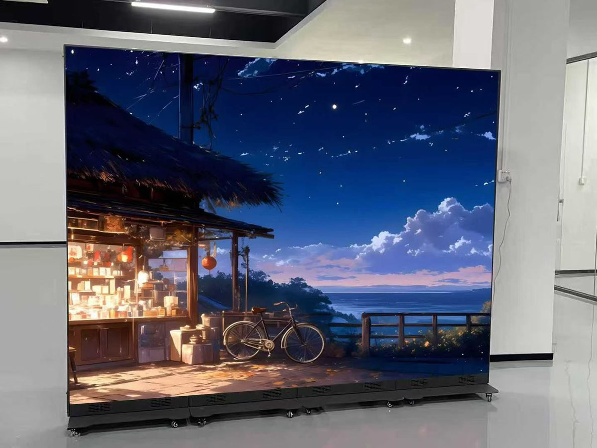 CX P3 Outdoor Foldable LED Poster Display 640×1920mm – Waterproof Vertical Digital Signage Screen, Portable LED Advertising Board for Retail, Storefront & Outdoor Billboard