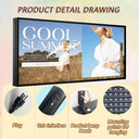 CX P5 Outdoor LED Sign 65" x 34"Full Color Programmable LED Display, IP65 Waterproof High-Brightness Digital Sign with WiFi & USB Control, Scrolling Text Image Video Message Board for Business Advertising