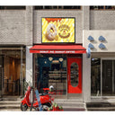 CX P5 Outdoor LED Advertising Board 65"×34" – Waterproof Digital Sign for Business Storefront