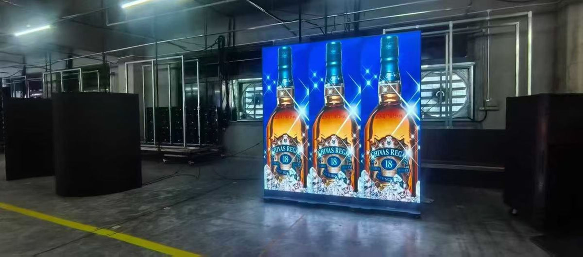 CX P3 Outdoor Foldable LED Poster Display 640×1920mm – Waterproof Vertical Digital Signage Screen, Portable LED Advertising Board for Retail, Storefront & Outdoor Billboard